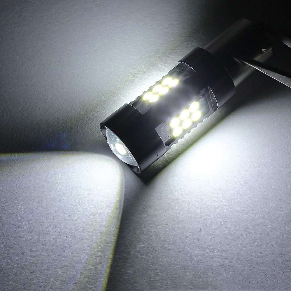 1pair Automotive High-power LED White Light Fog Lamp(1157 BAY15D)