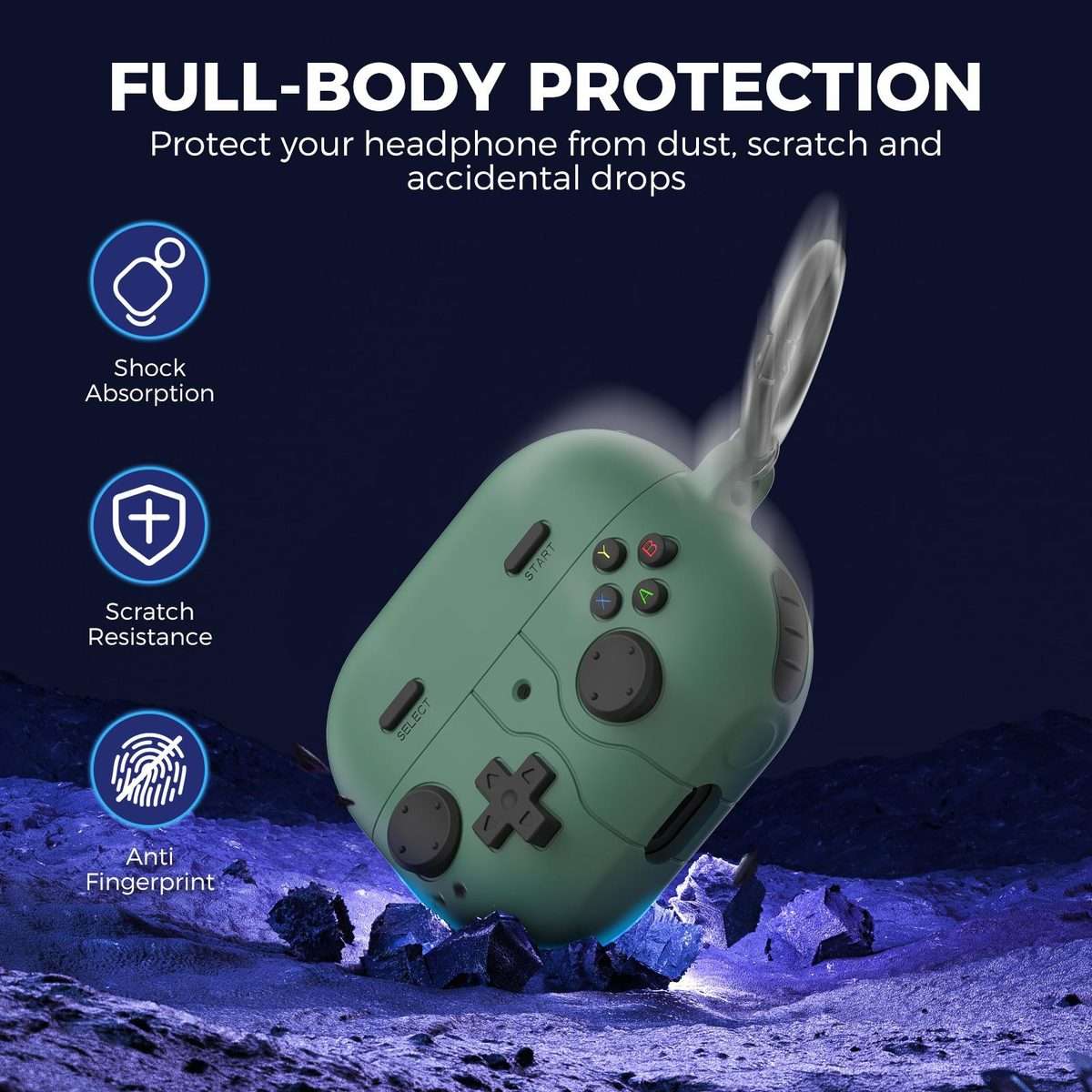 For Samsung Galaxy Buds3 / 3 Pro AhaStyle WG170 Bluetooth Earphone Silicone Protective Case(Gray)