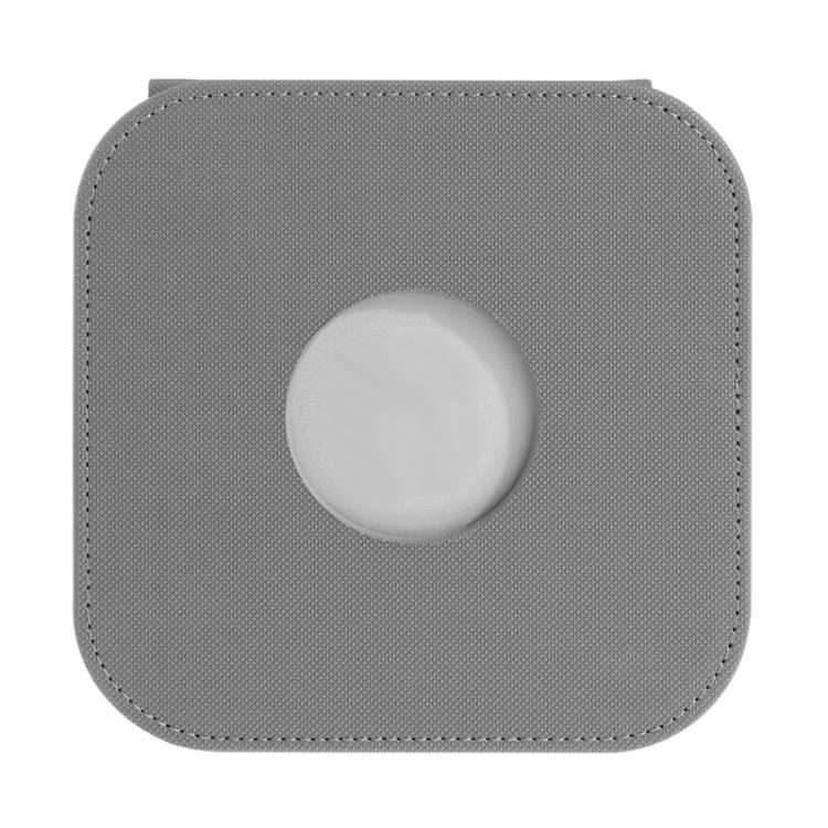 For Mac Mini M4 / M4 Pro Computer Host Dustproof Leather Case Shockproof Protective Cover(Gray)