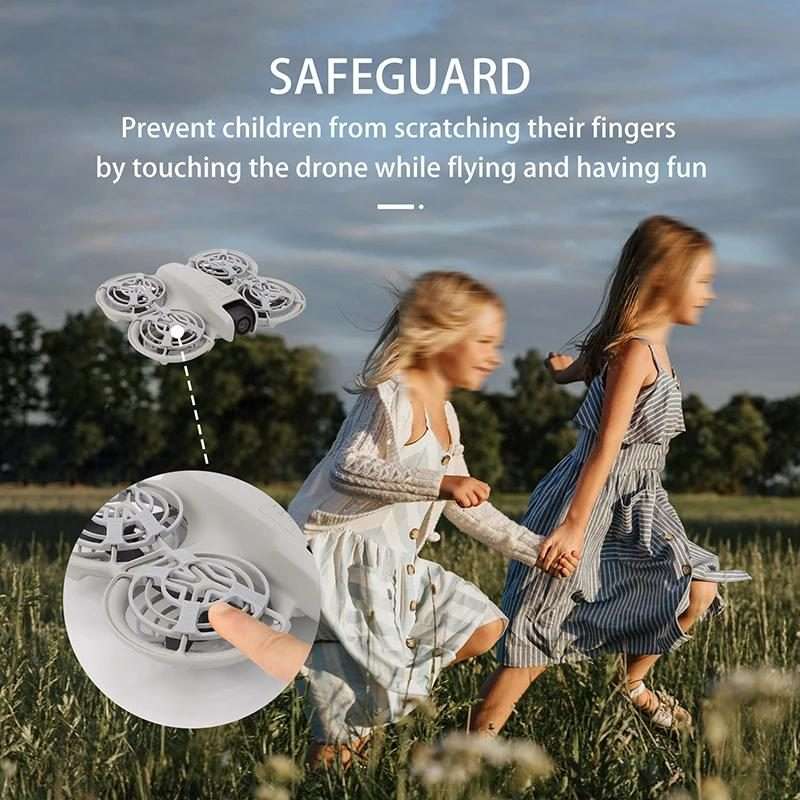 For DJI Neo CQT Drone Landing Scratch Protective Cover Prevent Finger Scratch Pro ... Lower Orange