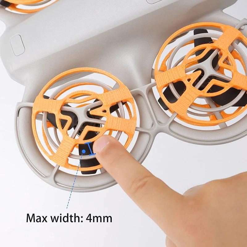 For DJI Neo CQT Drone Landing Scratch Protective Cover Prevent Finger Scratch Pro ... Lower Orange