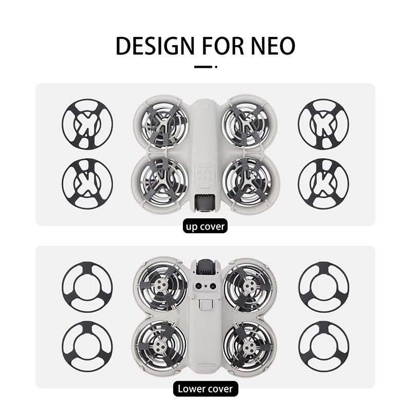 For DJI Neo CQT Drone Landing Scratch Protective Cover Prevent Finger Scratch Pro ... Lower Orange