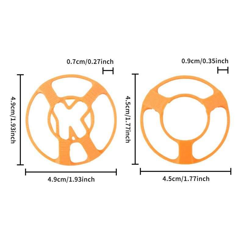 For DJI Neo CQT Drone Landing Scratch Protective Cover Prevent Finger Scratch Pro ... Lower Orange