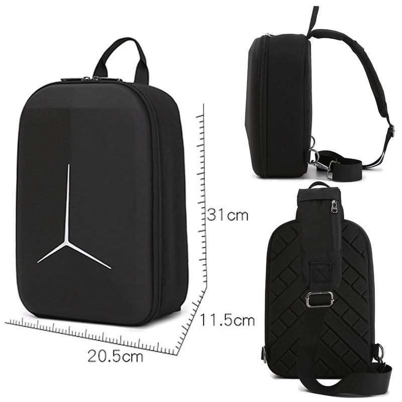 For DJI Neo BKANO NE-005 Portable Shoulder Bag Organiser Chest Bag(Black)
