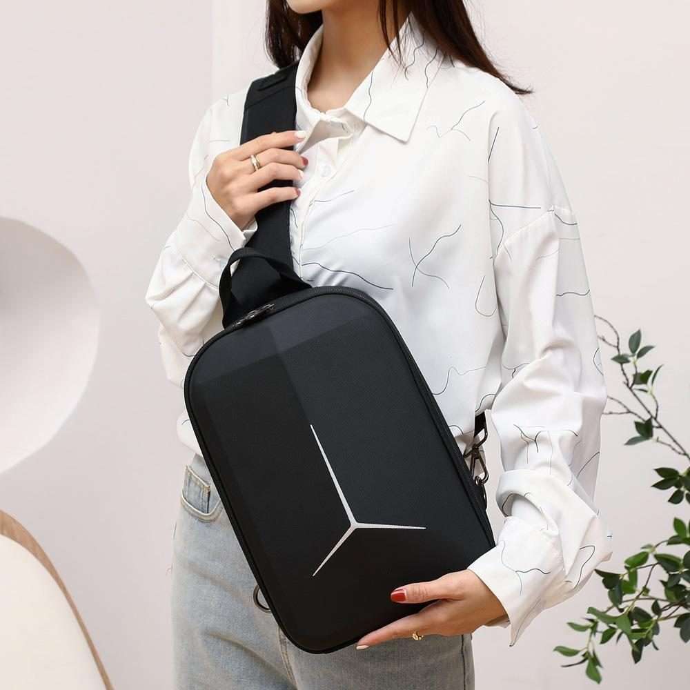 For DJI Neo BKANO NE-005 Portable Shoulder Bag Organiser Chest Bag(Black)