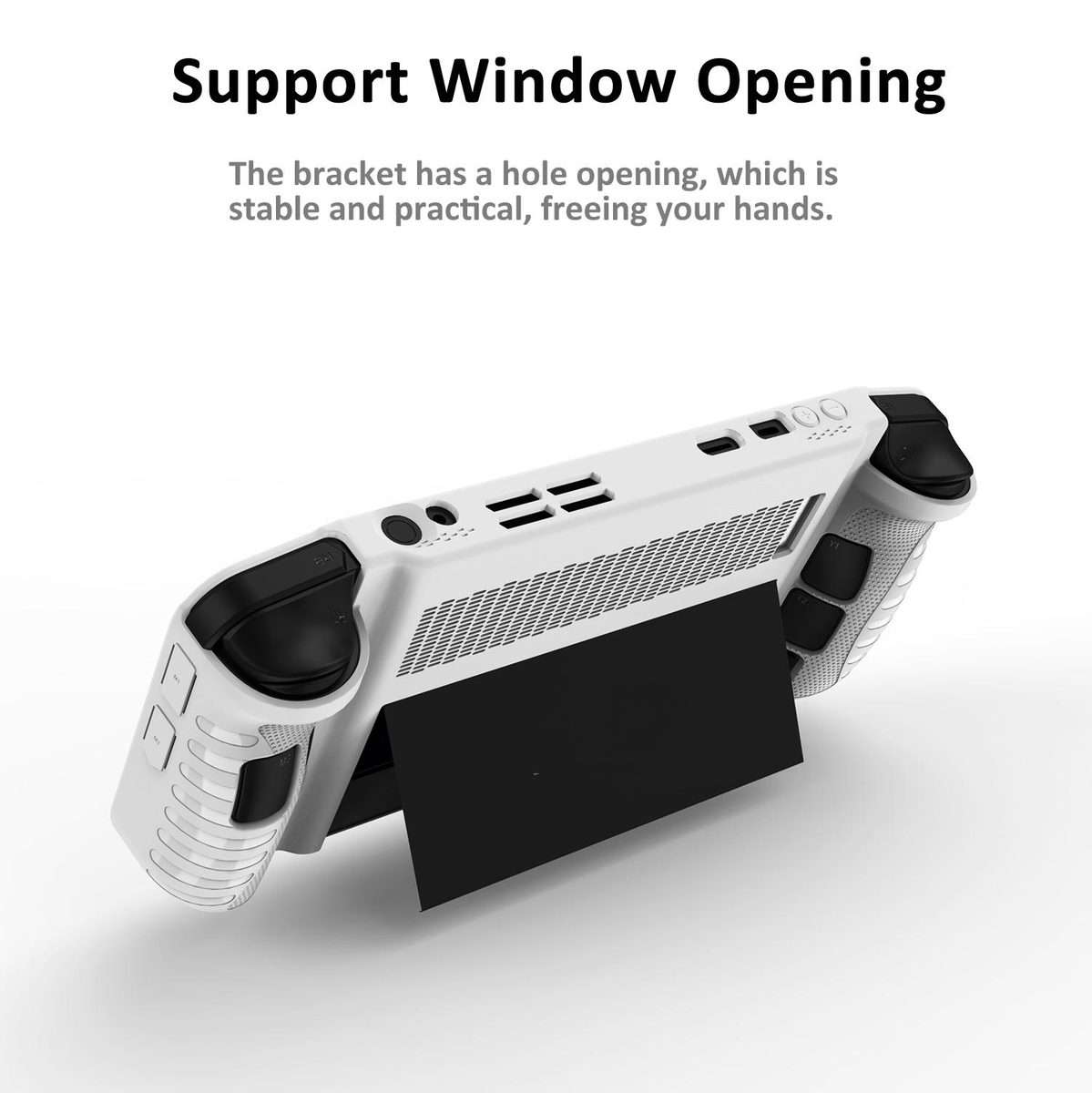 For Lenovo Legion Go Game Console TPU Case Shock-Absorption Protective Cover(White)