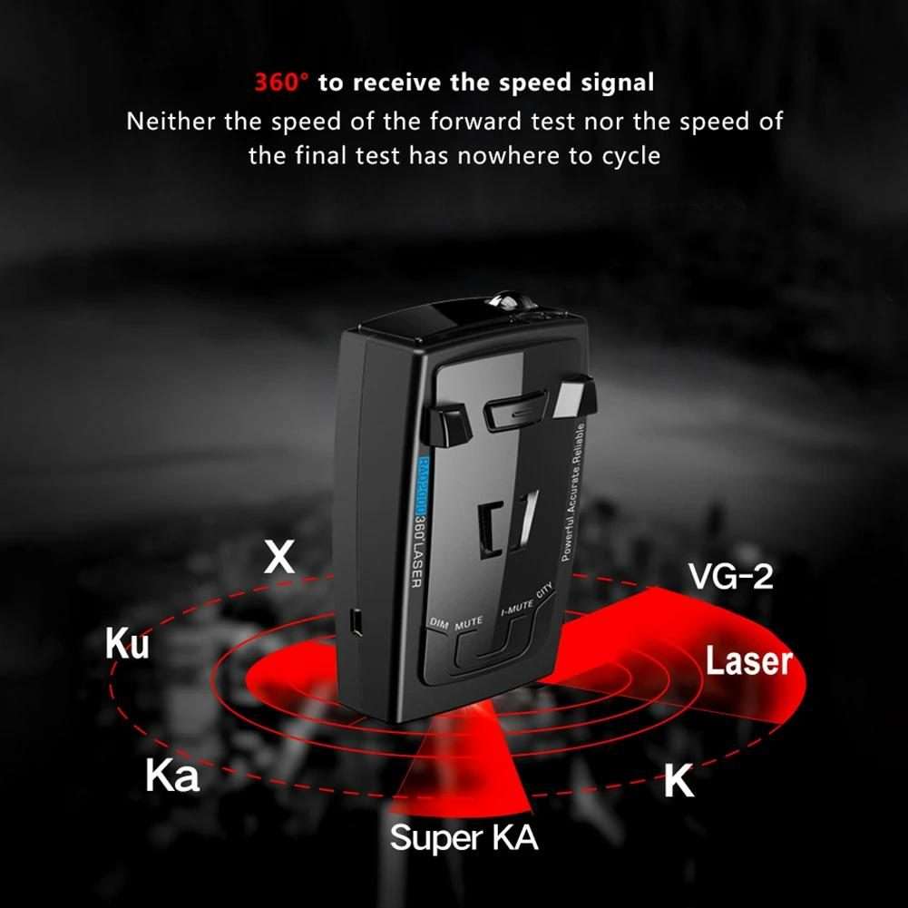 RAD2000 Car Lidar Speed Detector Car Electronic Dog, Support English/Russian