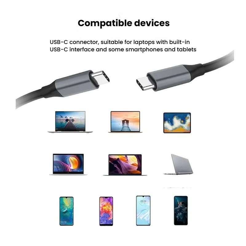 8-In-1 USB-C/Type-C Gigabit Ethernet Port Docking Station Hub HDMI 4K 30Hz