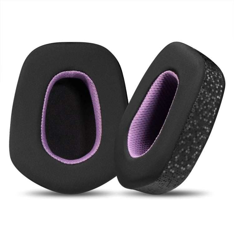 For Logitech G733 LIGHTSPEED Headset 1pair Ear Pads Sponge Soft Cushi ... Ice Feeling Black Purple