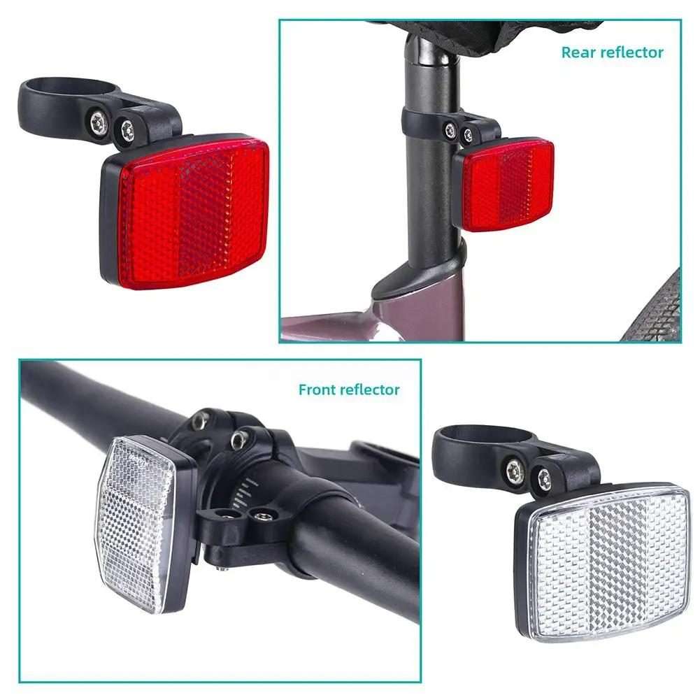 For AirTag 2nd Gen / AirTag 1st Gen Locator Reflective Taillight Bicycle Seat Tu ... (White Light)