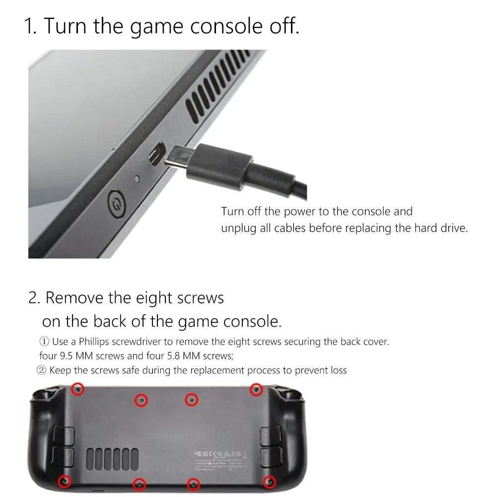 For Steam Deck Game Console SSD Copper Heat Sink M.2 2230 NVMe Radiator Pad, Spec: Set A