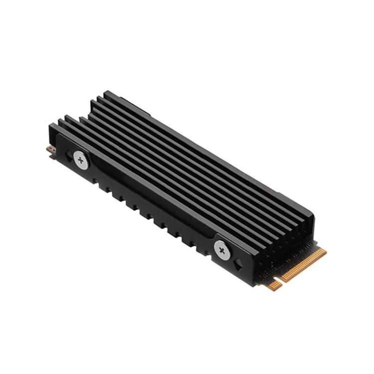 FinalCool M.2 2280 NVME SSD Radiator Aluminum Heat Sink for Desktop PC PS5(Black)