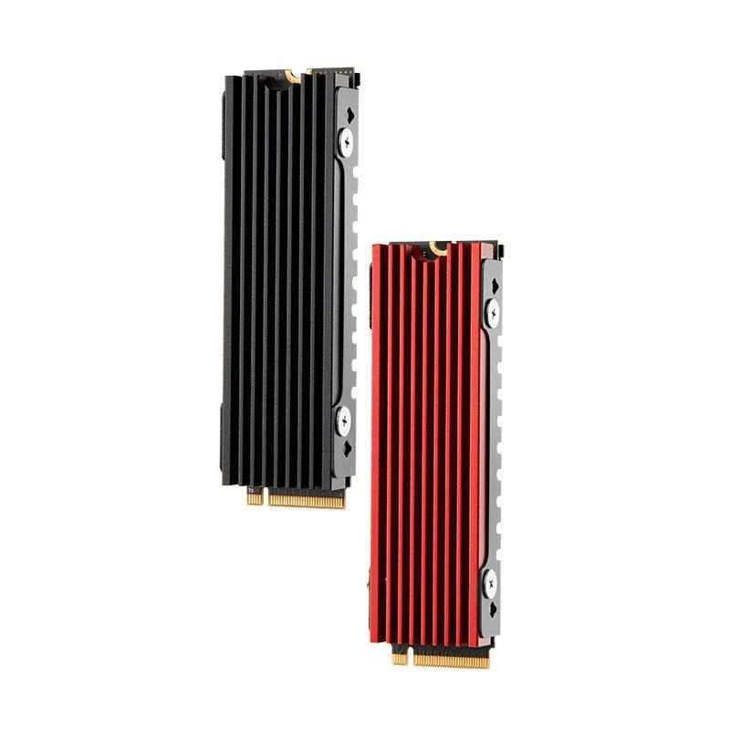 FinalCool M.2 2280 NVME SSD Radiator Aluminum Heat Sink for Desktop PC PS5(Black)