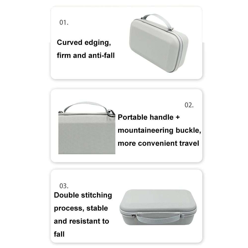 For DJI OSMO Mobile 7 Pro Handheld Gimbal Portable Anti-fall Storage Bag(Black)