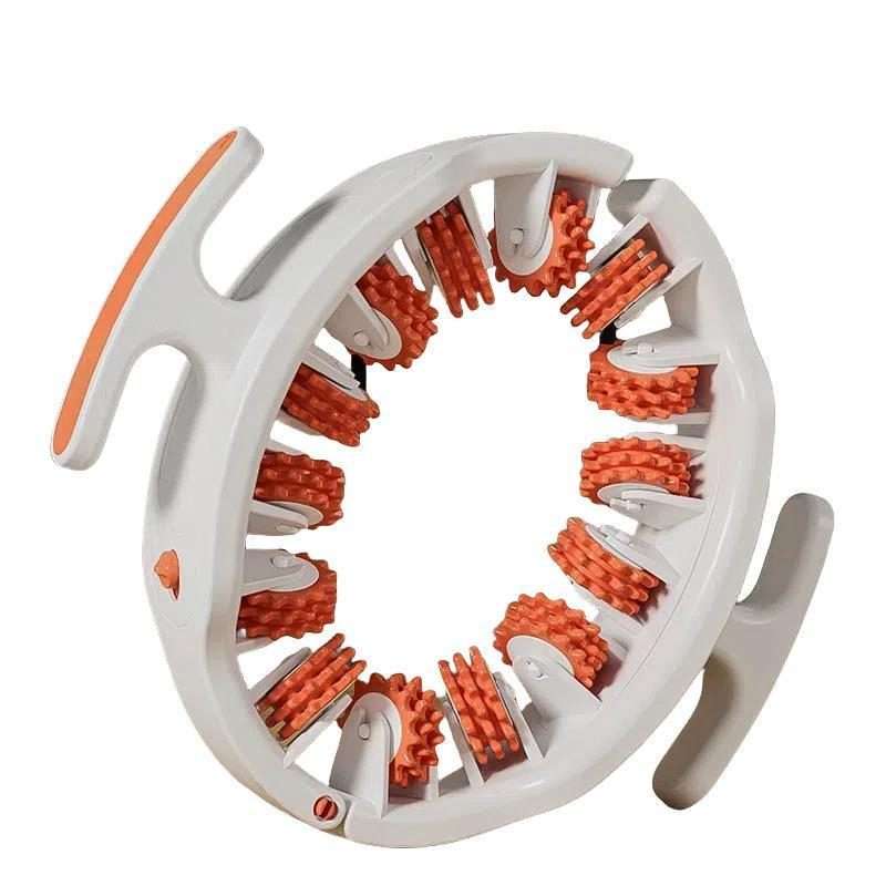 KEDU Leg Roller Massager Slimming Leg Roller Inner Thigh Calf Muscle Relaxation Tr ... (Brick Red)