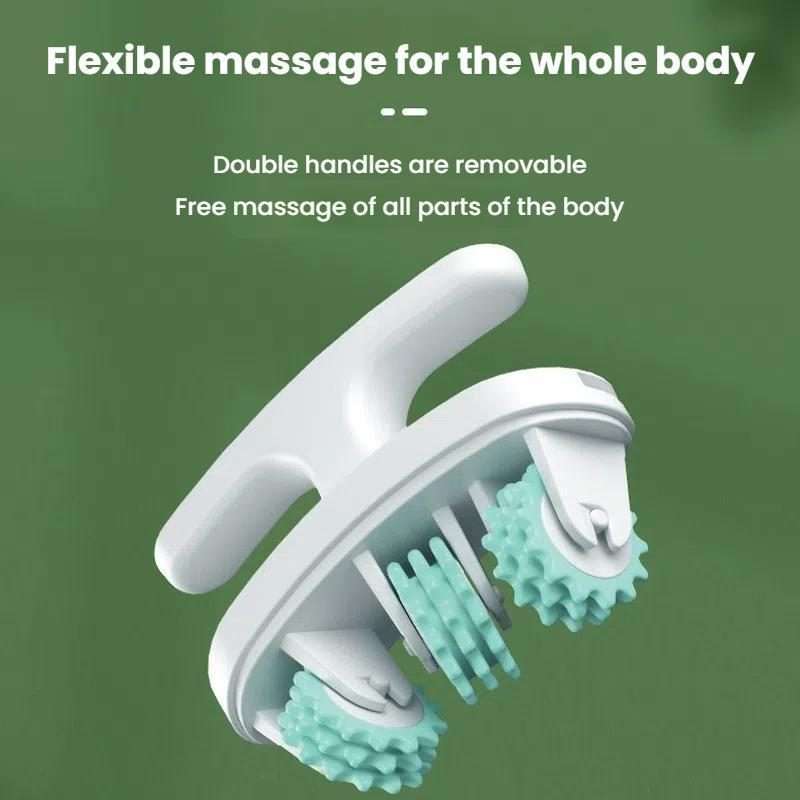 KEDU Leg Roller Massager Slimming Leg Roller Inner Thigh Calf Muscle Relaxation Tr ... (Brick Red)