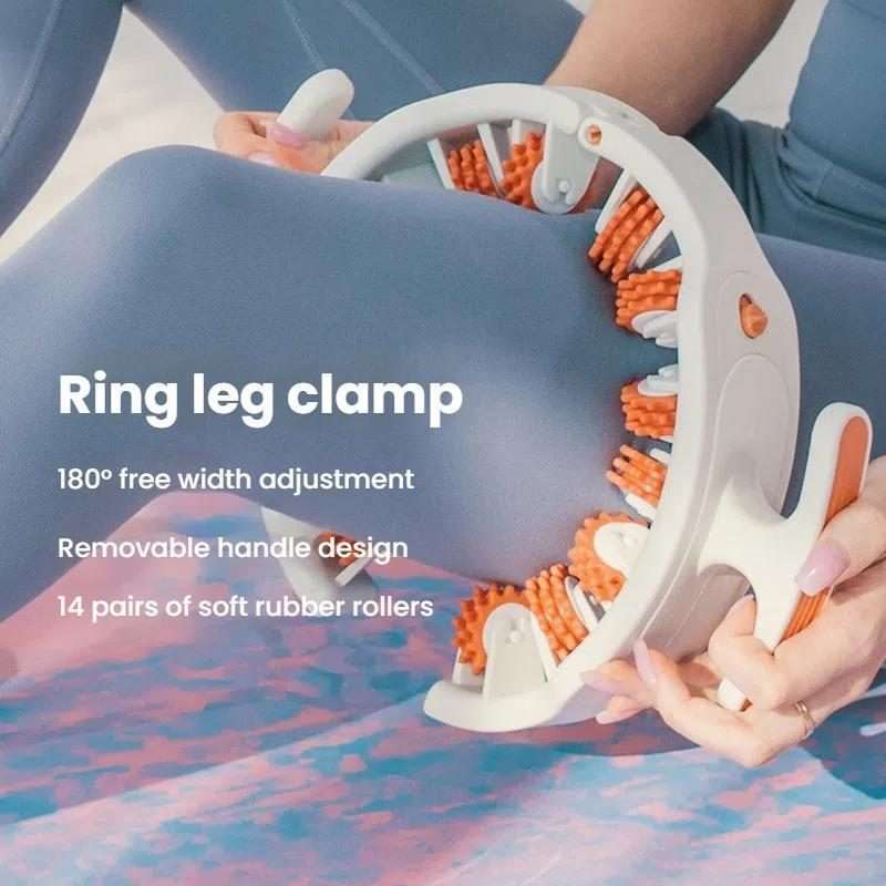 KEDU Leg Roller Massager Slimming Leg Roller Inner Thigh Calf Muscle Relaxation Tr ... (Brick Red)