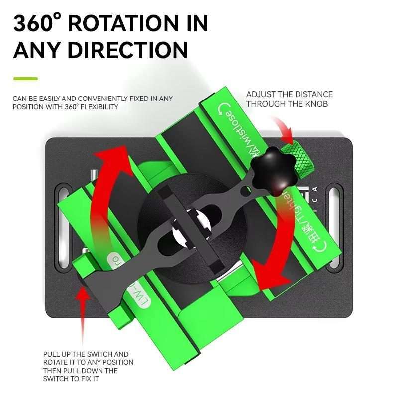 LUOWEI LW-021Pro Cell Phone Back Cover Removal and Screen Replacement 2 In 1 Rotary Jig