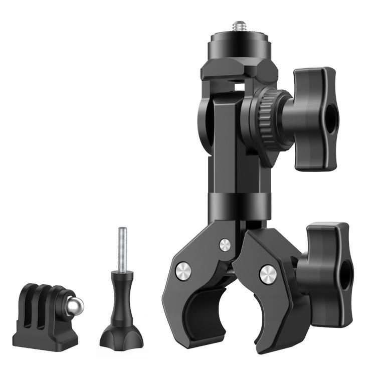 Camera Clip Motorcycle Bicycle Handlebar Crab Clamp For Sports Camera With Adapter