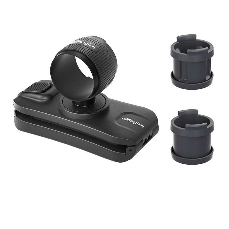 AMagisn Selfie Stick Hanger Action Camera Backpack Quick Attachment for Insta360 / DJI ... (Black)