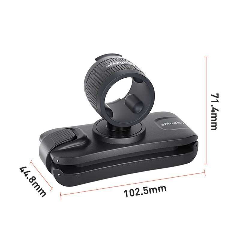 AMagisn Selfie Stick Hanger Action Camera Backpack Quick Attachment for Insta360 / DJI ... (Black)