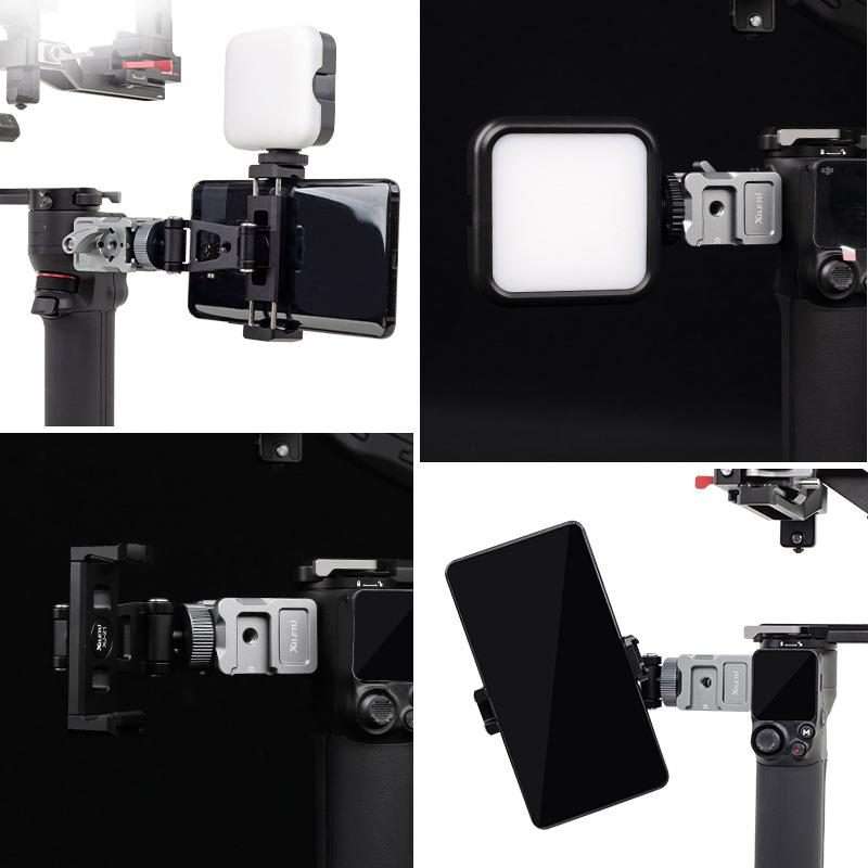 For DJI Ronin Series Stabilizer XILETU Quick Release NATO Clamp Cold Shoe Adapter