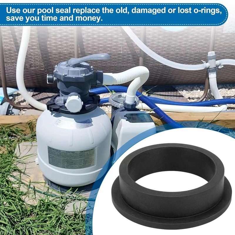11228 For Intex Pool O-Ring Gasket Replacement Sand Filter Pump Motor Sealing Kit(Black)