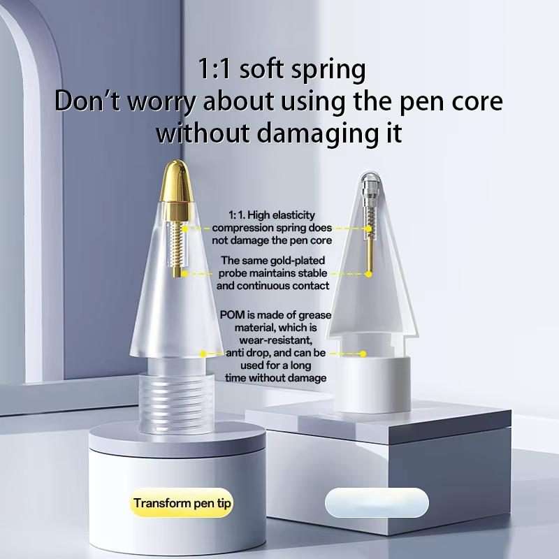 For Apple Pencil Pro / 2 / 1 Replacement Tips Stylus Nib, Spec: 2H x 2+2B x 2