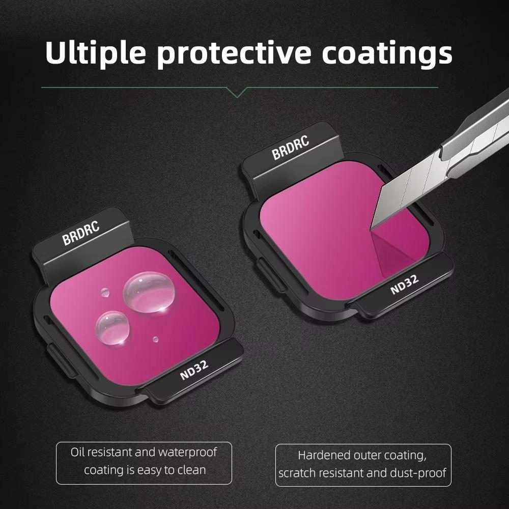 For DJI Flip BRDRC Lens Filters Protective Lens Accessories, Style: ND32