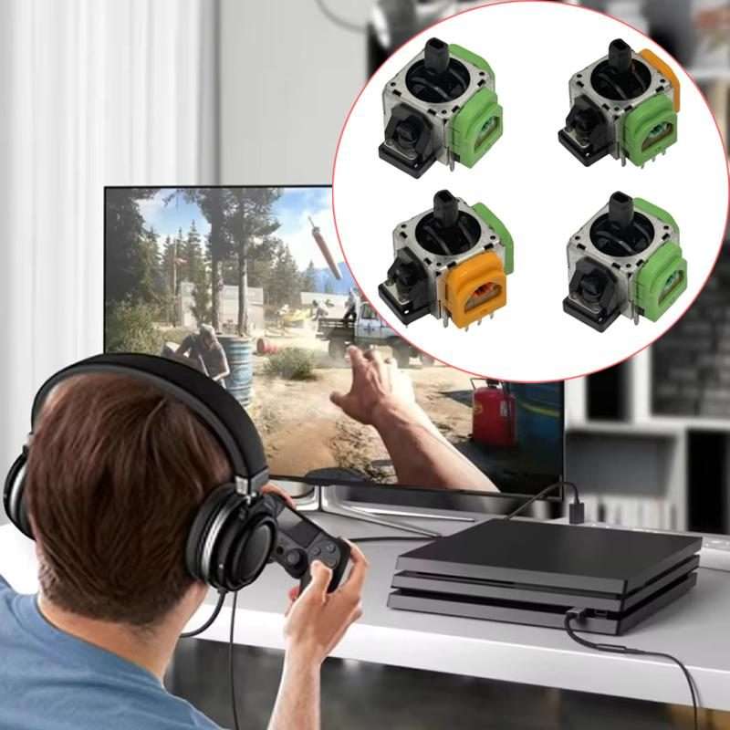 2pcs For Nintendo Switch Pro High Precision Adjustable Hall Electromagnetic Joystick IC Rocker Acc