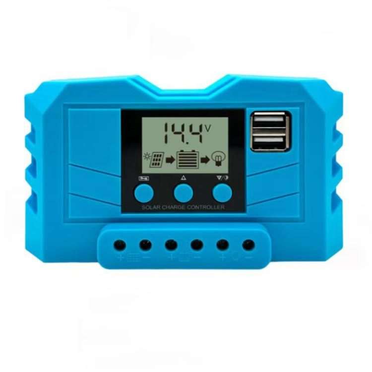 20A 12V 24V Lithium Lead Acid Solar Charge Controller PWM PV Controller With LCD Display