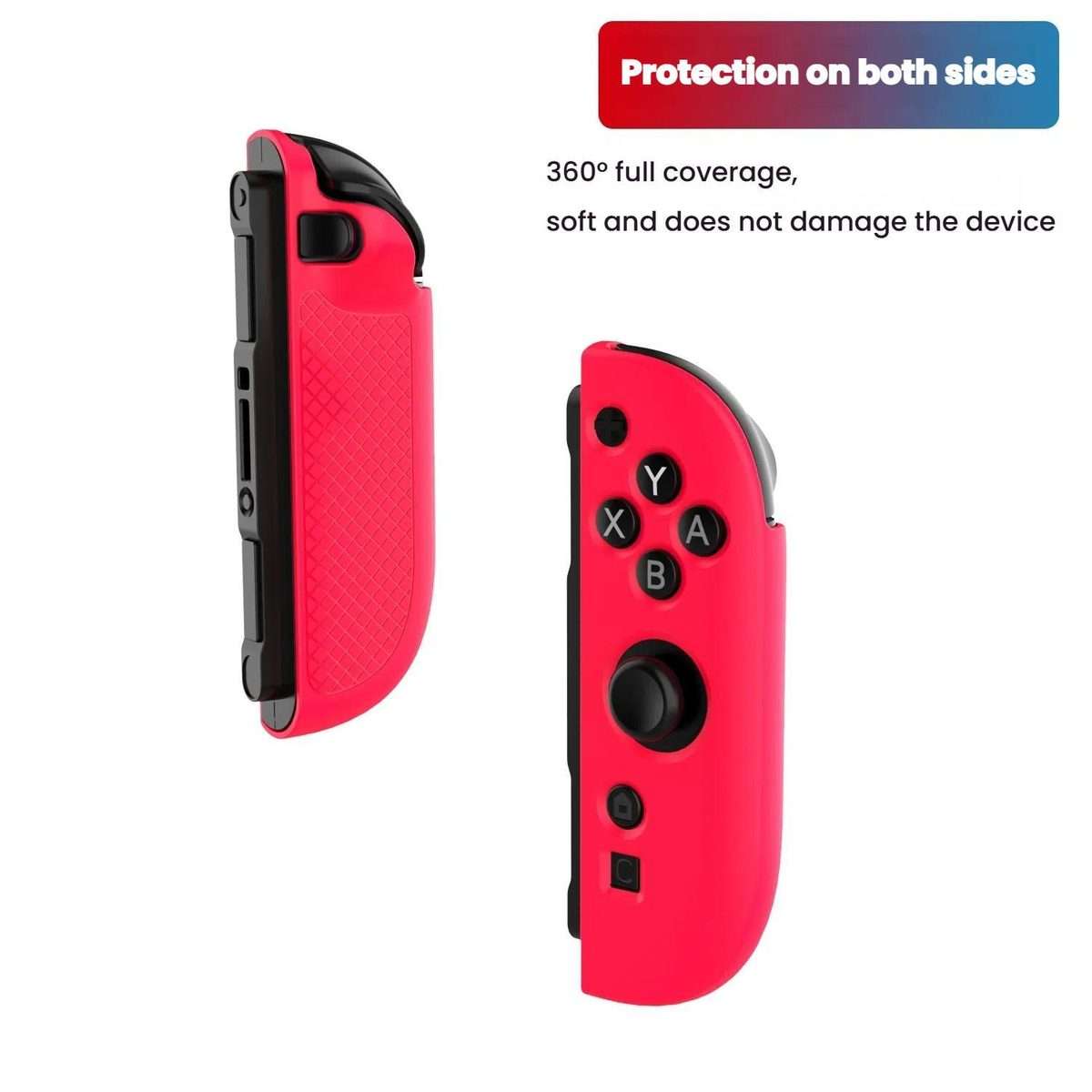 For Nintendo Switch 2 Joy-con Controller Silicone Case Protective Cover(White)