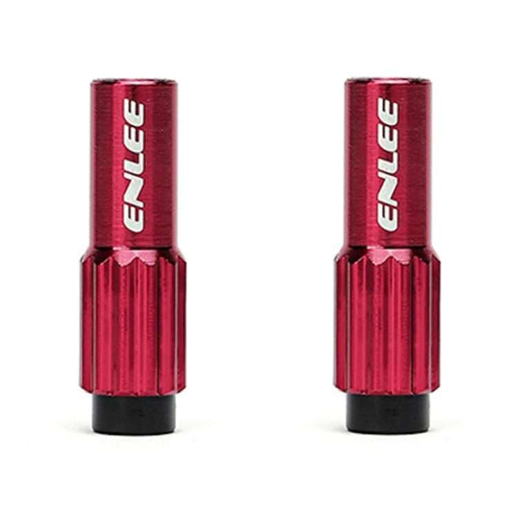 ENLEE Mountain Road Bicycle Shift Center Trim Screws 4mm Cable Brake Cable Adjustment Screw(Red)