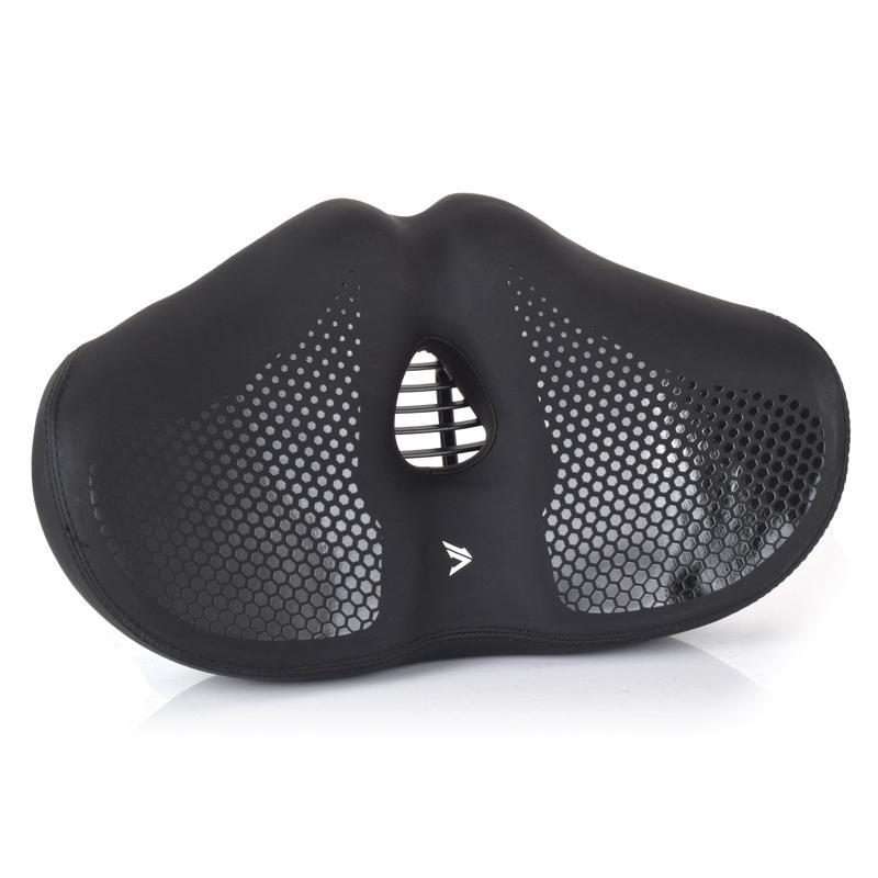 FMFXTRA Thickened Bicycle Saddle Mountain Bike Shaped Saddle, Color: Black