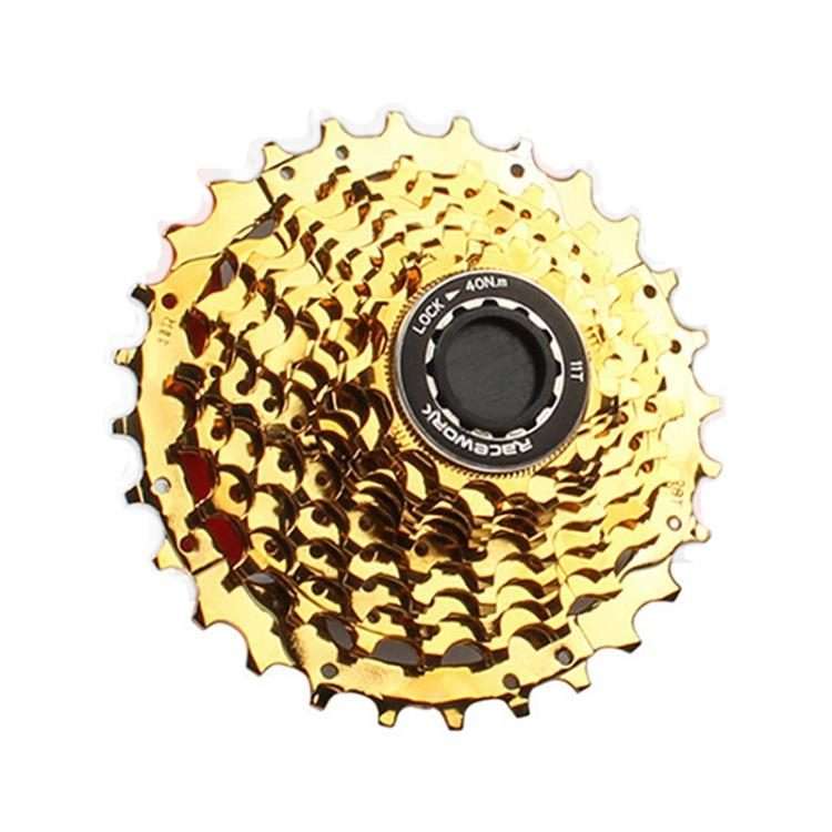 RACEWORK C0991A 11-speed Road Bicycle Cassette Flywheel, Color: Gold 11-32T
