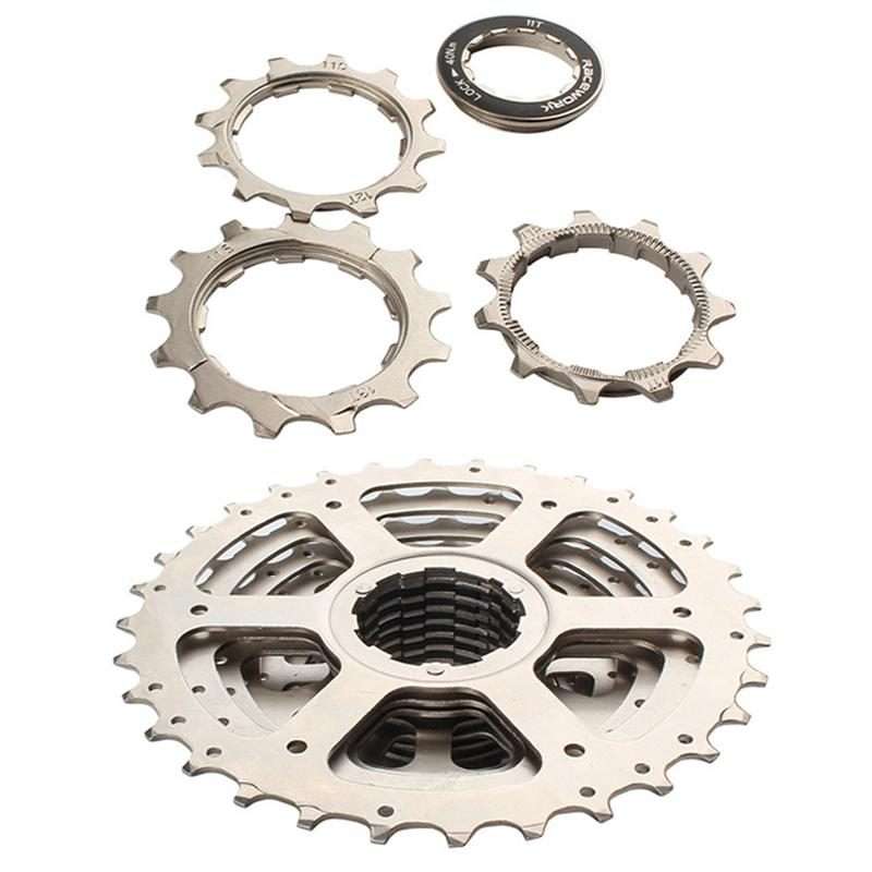 RACEWORK C0991A 11-speed Road Bicycle Cassette Flywheel, Color: Gold 11-32T