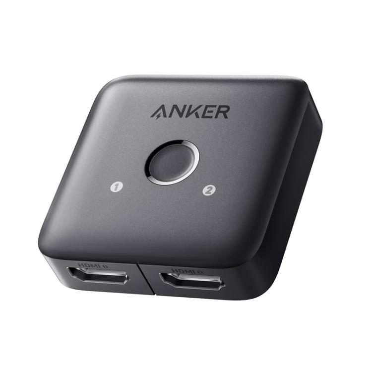 ANKER A83H1 4K 2 Into 1 Out Docking Station HDMI Converter(Black)