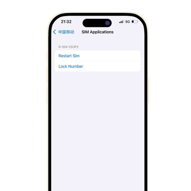 R-SIM VSOP 2 SIM Unlock Chip with SED/MEP Mode for iPhone 13-16 Dual SIM Models