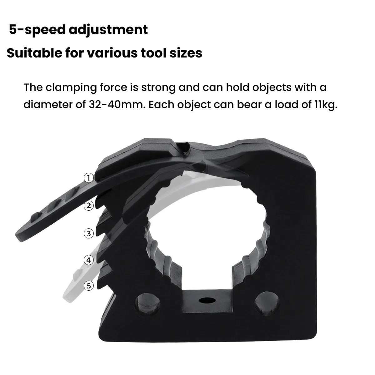 Car Quick-Fix Adjustable Rubber Clip Installation Clamp, Specification: 4 Red 4 Black