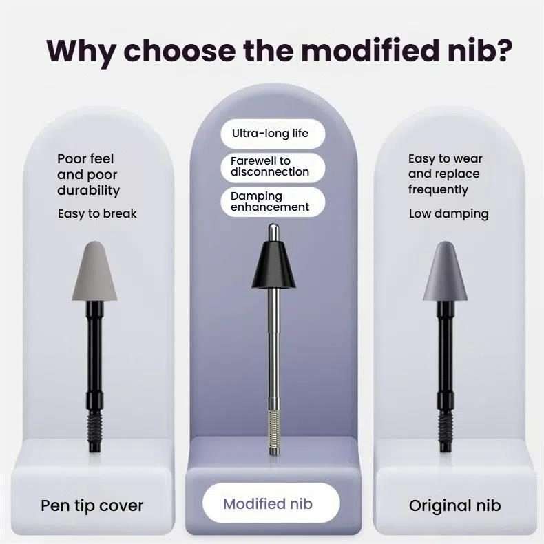 For Redmi Smart Pen Modified Tip Replacement Pencil Nib Metal Core Black
