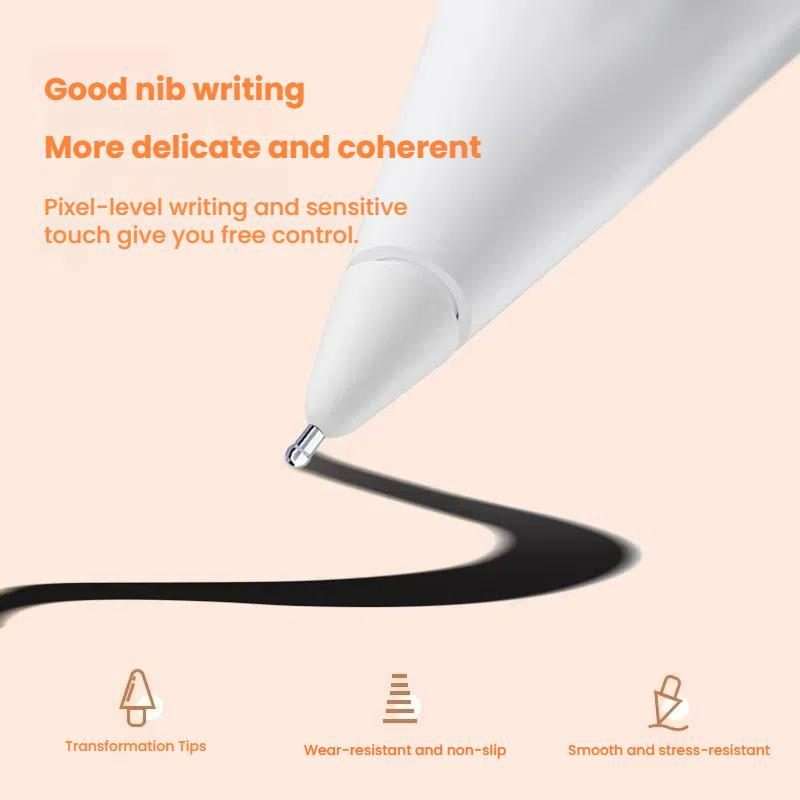 For Xiaomi Smart Pen 2nd Gen Replacement Tip Damped Nee ... With 2 Circles Pen Tip Cap Transparent