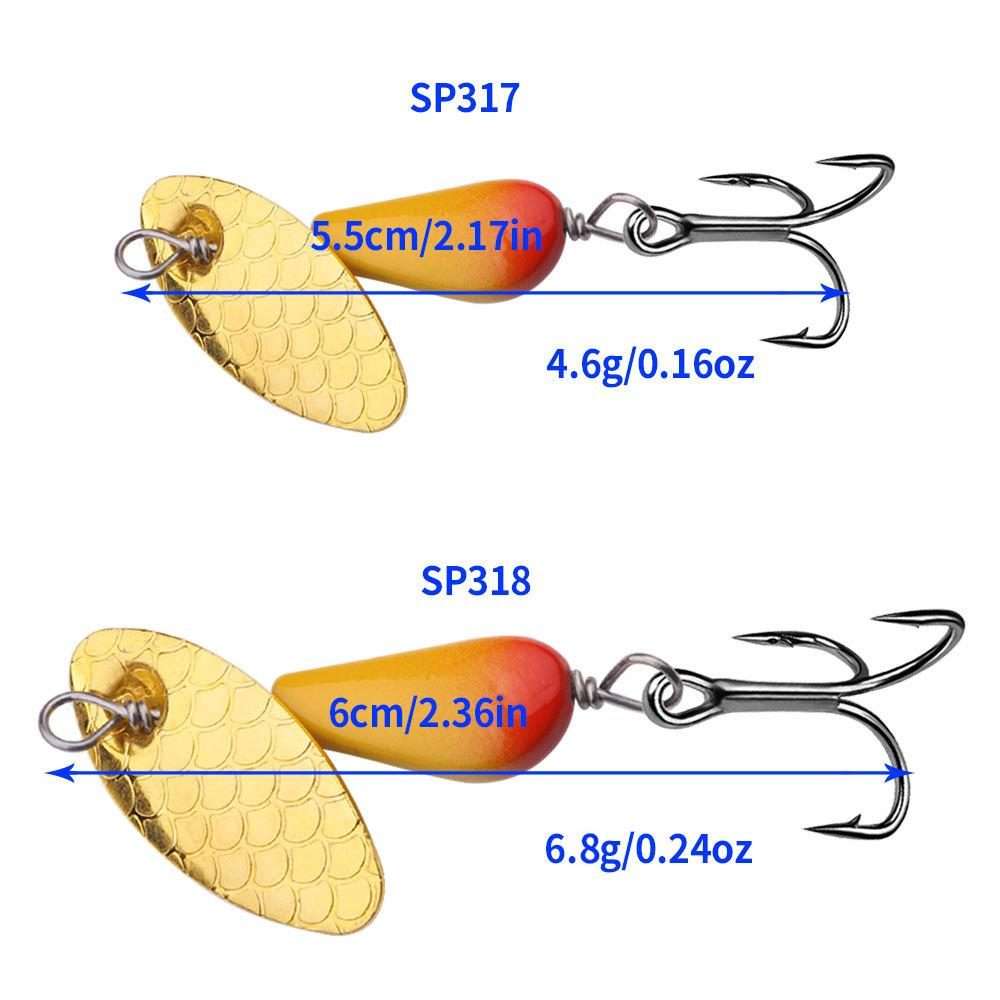 5colors / Box HENGJIA Single Hook Sequins Road Runner Bait Fishing False Lures(5.5CM-4.6G)
