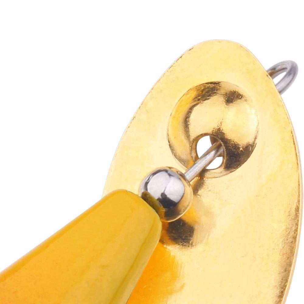 5colors / Box HENGJIA Single Hook Sequins Road Runner Bait Fishing False Lures(5.5CM-4.6G)