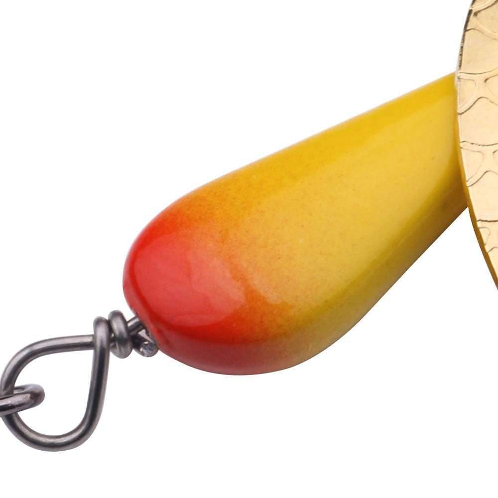 5colors / Box HENGJIA Single Hook Sequins Road Runner Bait Fishing False Lures(5.5CM-4.6G)