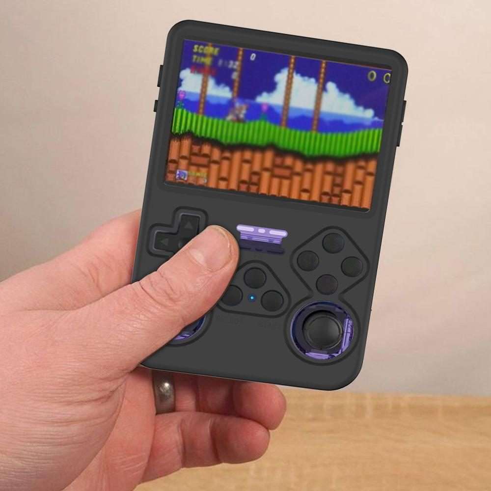 For ANBERNIC R36S Handheld Game Consoles Dustproof Silicone Protective Cover(Beige)