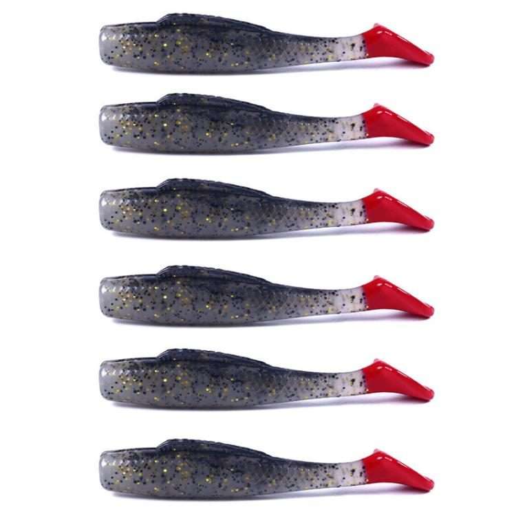 HENGJIA 6pcs / Box Outdoor Fishing Floating Soft Bait 8cm-5g Bionic False Lure, Style: 5#