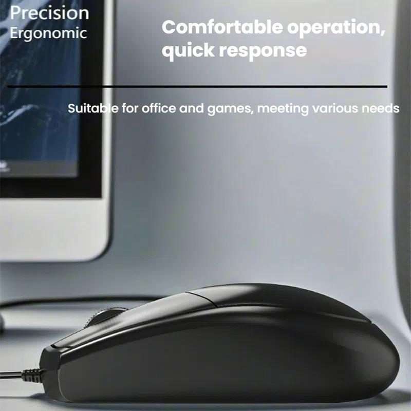 Chasing Leopard 316 1.5m Office Home Wired USB Optical Computer Mouse