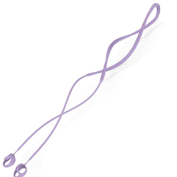 For Samsung Galaxy Buds2 Pro Bluetooth Earphone Silicone Anti-Lost Rope(Light Purple)