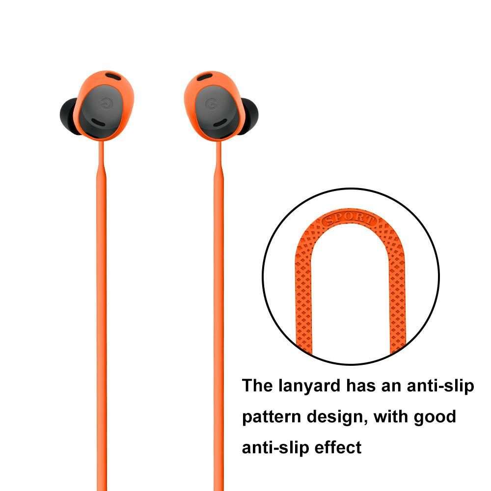 For Google Pixel Buds Pro Bluetooth Earphone Silicone Anti-Lost Rope(Black)