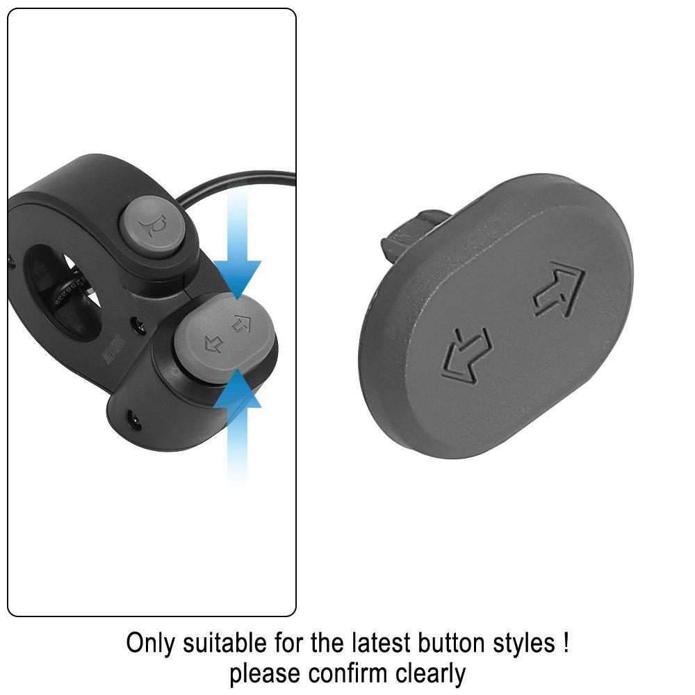 For Ninebot G2 MAX 2 F2 PRO Electric Scooter Turn Signal Switch Button - Replacement L ... (Black)